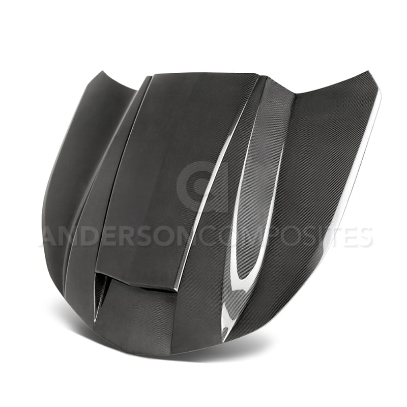 Anderson Composites — Anderson Composites 2016+ Chevy Camaro Carbon Fiber Double Sided Hood