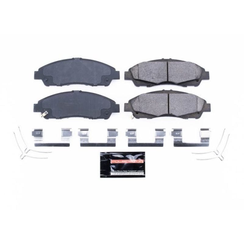PowerStop — PowerStop - Z23 Daily Driver Carbon-Fiber Ceramic Brake Pads with Hardware Kit
