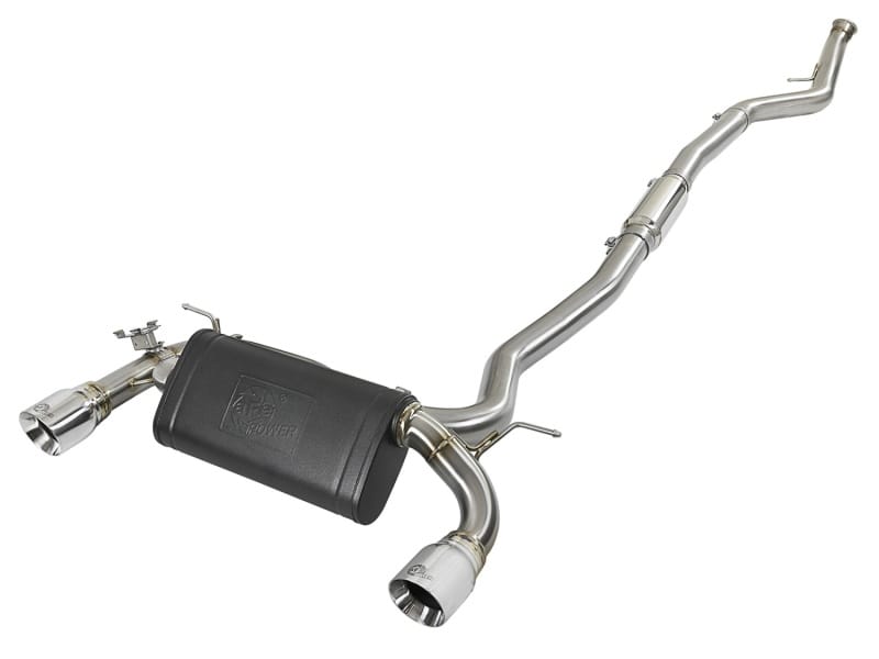 aFe — MACH Force-Xp 304 Stainless Steel Cat-Back Exhaust System w/Polished Tips