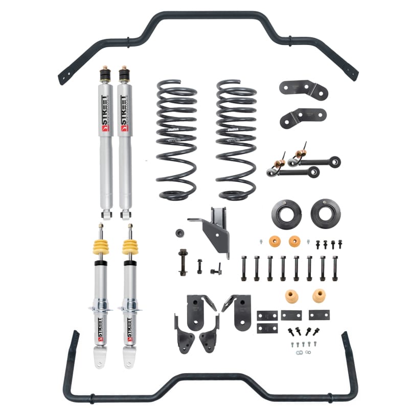 Belltech — Front And Rear Complete Kit W/ Street Performance Shocks
LOWERING KIT W/ STREET PERFORMANCE SHOCKS - 1063SPS