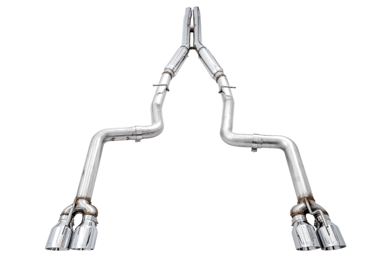 AWE Tuning — AWE Track Edition for 17+ Challenger 5.7 - Chrome Quad Tips