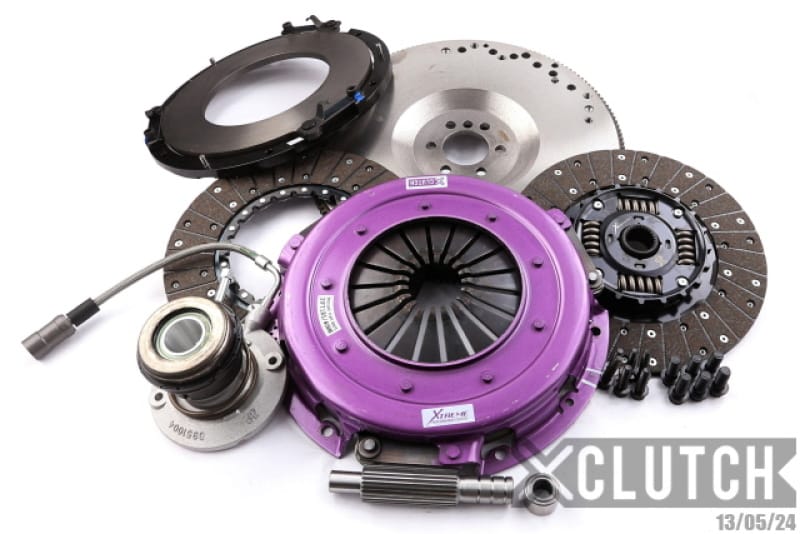 XCLUTCH — Clutch Kit Inc Flywheel + HRB; 10  1/2" Twin Sprung Organic Discs