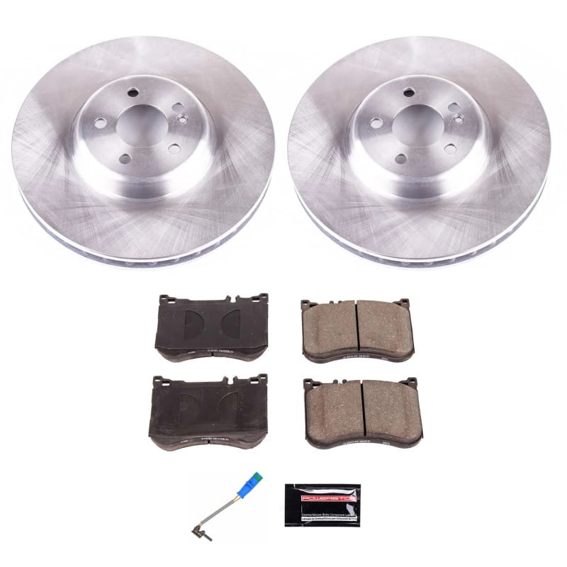 PowerStop — OE Stock Replacement Low-Dust Ceramic Brake Pad and Rotor Kit