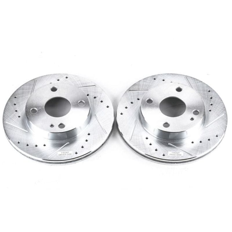 PowerStop — PowerStop Evolution Performance Drilled, Slotted & Plated Brake Rotor Pair