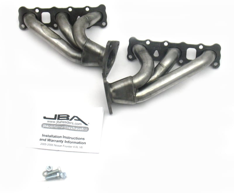 JBA — JBA 04-15 Nissan 4.0L V6 1-5/8in Primary Raw 409SS Cat4Ward Header
Exhaust Header