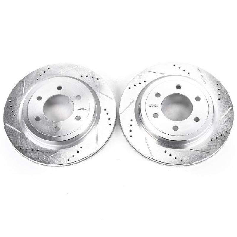 PowerStop — PowerStop Evolution Performance Drilled, Slotted & Plated Brake Rotor Pair