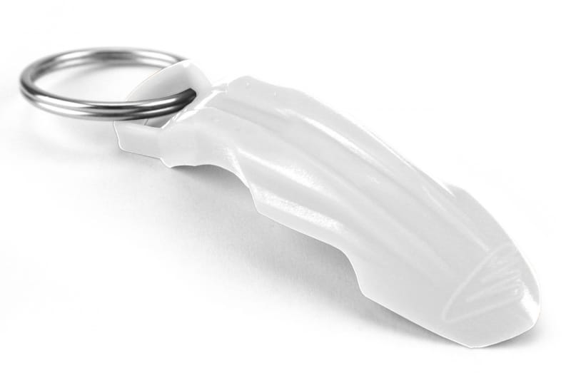 Cycra — Cycra Key Ring with Fender - White