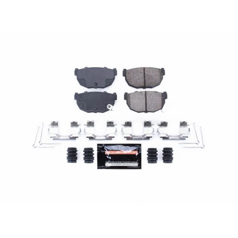 PowerStop — PowerStop - Z23 Daily Driver Carbon-Fiber Ceramic Brake Pads with Hardware Kit