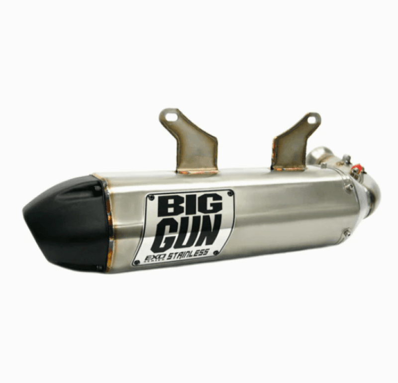 Big Gun — Big Gun 18-23 Yamaha Wolverine X4 EXO Stainless Slip On Exhaust