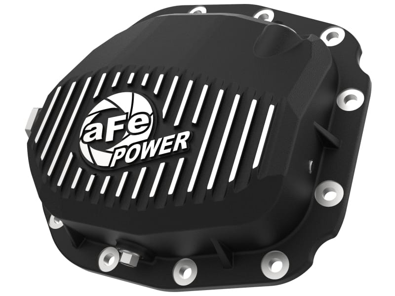 aFe — Pro Series Rear Differential Cover Black w/ Machined Fins