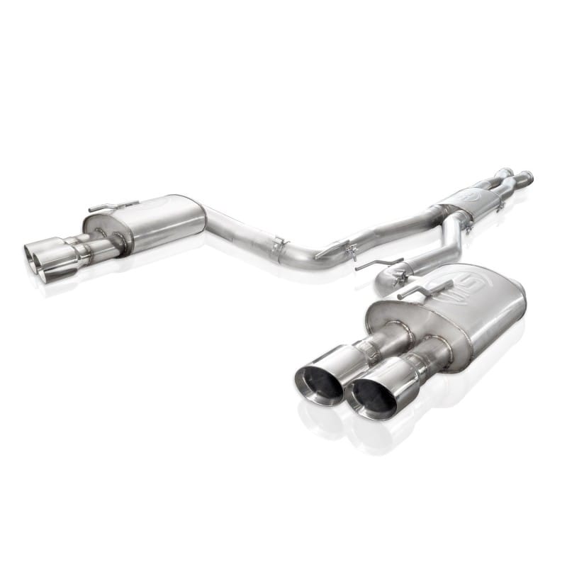 Stainless Works — Stainless Works Catback Dual Turbo Chambered Mufflers Performance Connect
