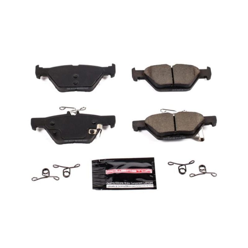 PowerStop — PowerStop - Z23 Daily Driver Carbon-Fiber Ceramic Brake Pads with Hardware Kit