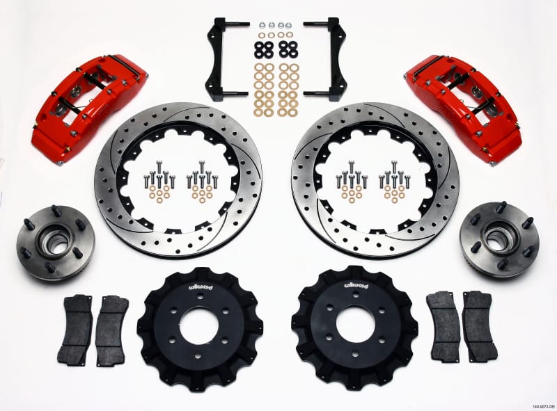 Wilwood — KIT,FRONT,FORD F150,04-08,16.00 ROTOR PERFORMANCE DRILLED,RED