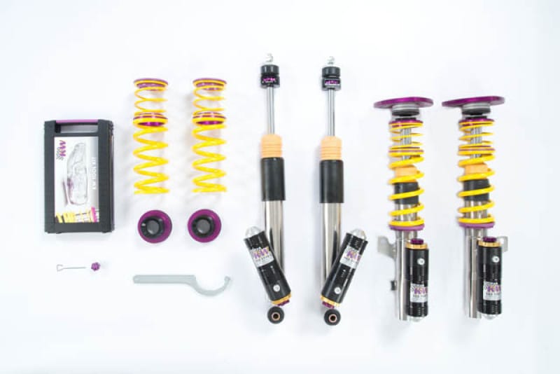KW — Adjustable Coilovers, Aluminum Top Mounts, Rebound and Low & High Compression