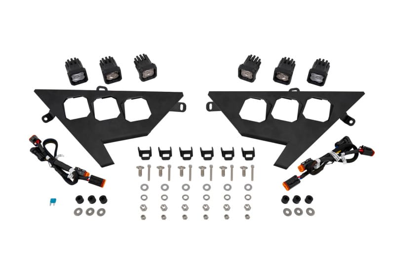 Diode Dynamics — Full LED C1 pod headlights for 2020-2023 Polaris RZR Pro.