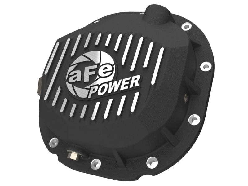 aFe — Pro Series Rear Differential Cover Black w/ Machined Fins
