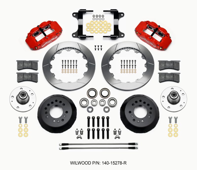 Wilwood — KIT,FRONT,CAMARO 82-92,FNSL6R,12.88 ROTOR,RED,W/LINES