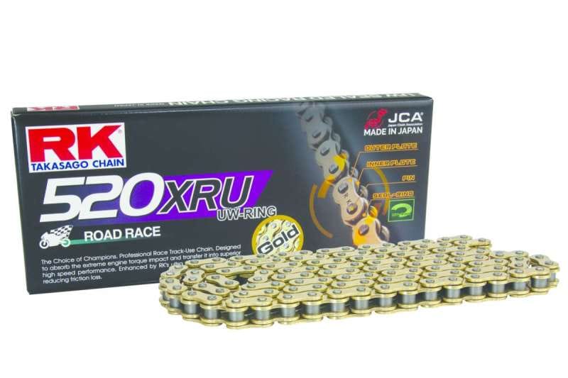 RK Chain — RK Chain GB520XRU-100FT U-Ring- Gold