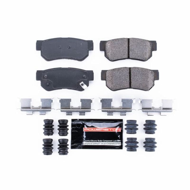 PowerStop — PowerStop - Z23 Daily Driver Carbon-Fiber Ceramic Brake Pads with Hardware Kit