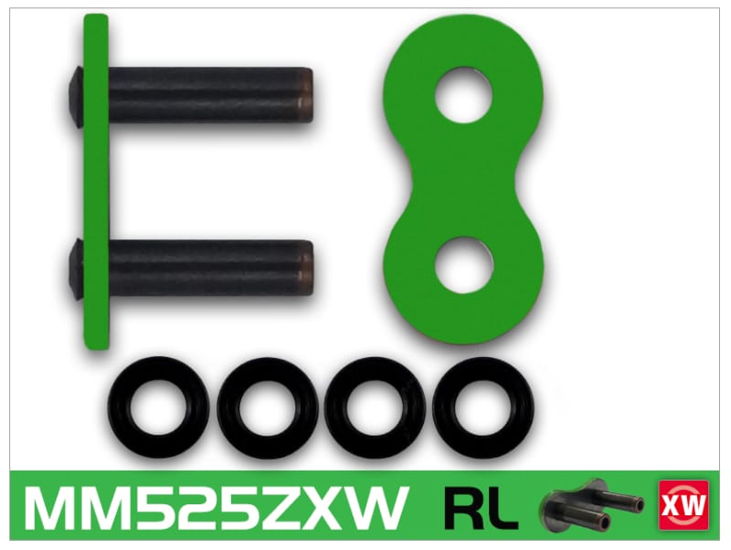 RK Chain — RK Chain MM525ZXW-RIVET - Green