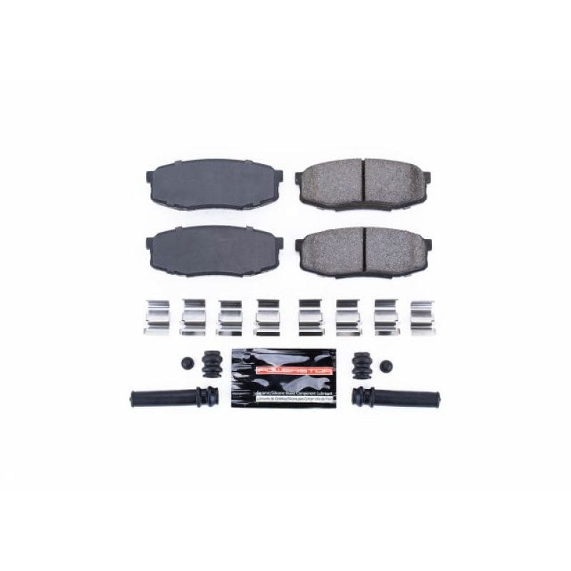 PowerStop — PowerStop - Z23 Daily Driver Carbon-Fiber Ceramic Brake Pads with Hardware Kit