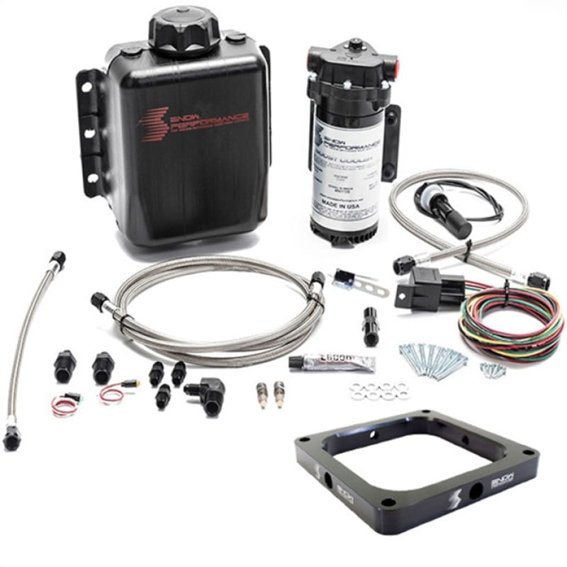 Snow Performance — Snow Performance Gas Carbureted 4500 Flange Stage 1 Water Inj Kit (WOT Activated SS Braided Lines)
Water / Meth System