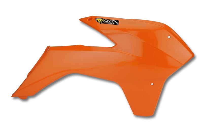Cycra — Cycra 13-16 KTM 125-500 SX/XC/SX-F/XC-F/XC-W/XCF-W/EXC-F Powerflow Radiator Shrouds - Orange