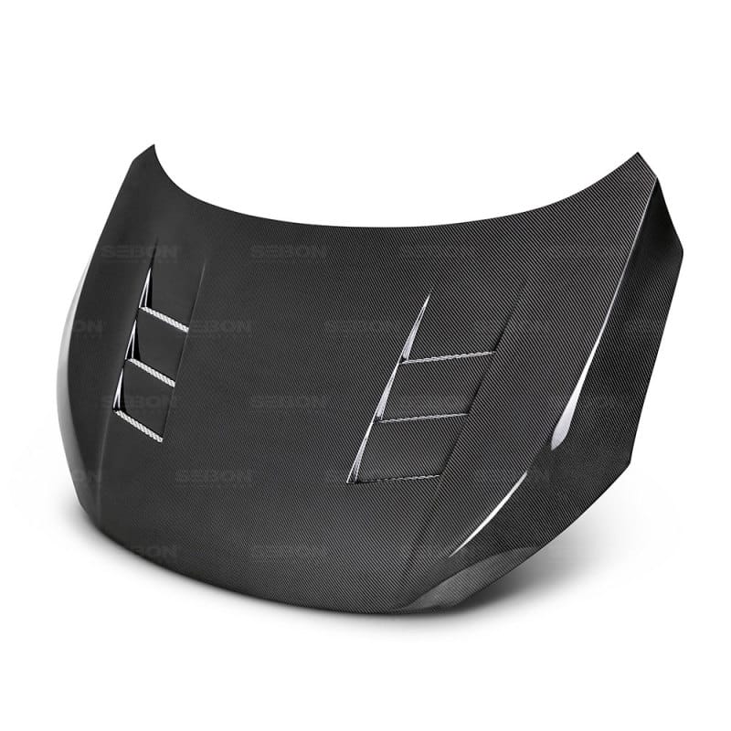 Seibon — Seibon 2016-2018 Honda Civic Coupe/Sedan/Hatchback TS-Style Carbon Fiber Hood