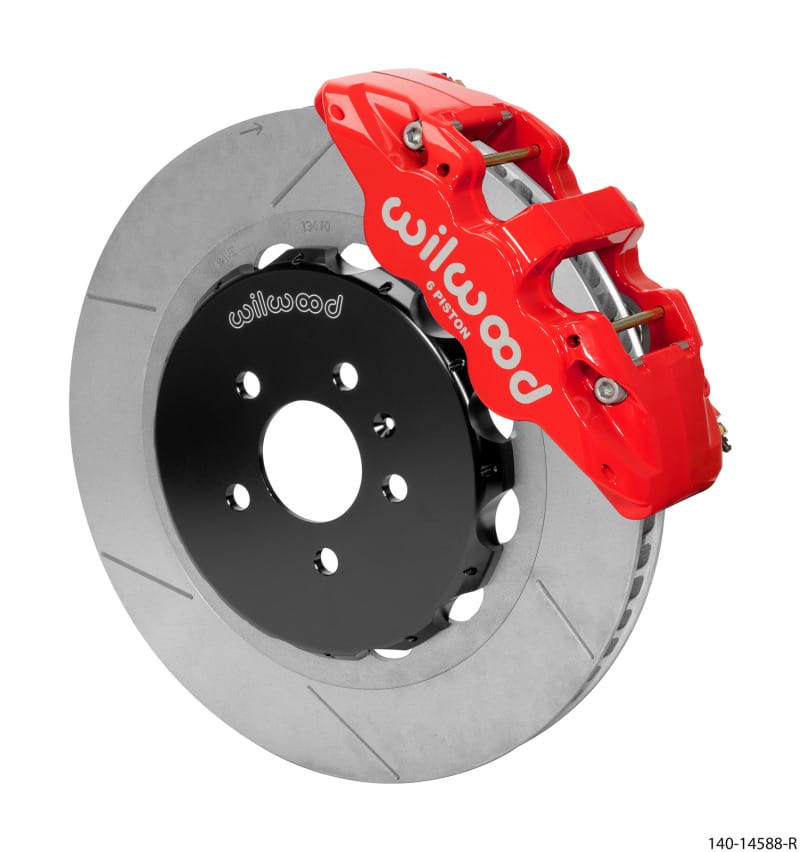 Wilwood — KIT,FRONT,08-12 AUDI A4,A5,S5,AERO6 15.00 ROTOR,RED,W/LINES