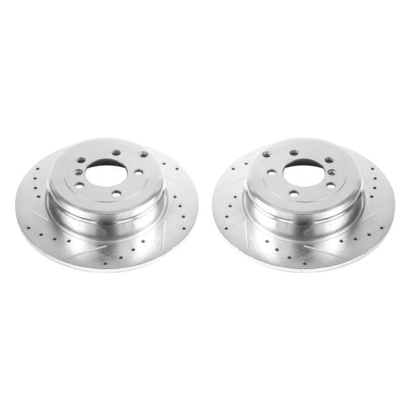 PowerStop — PowerStop Evolution Performance Drilled, Slotted & Plated Brake Rotor Pair