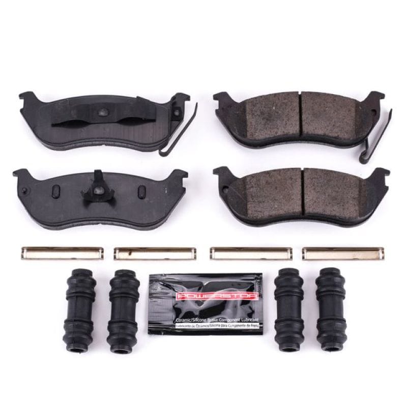 PowerStop — PowerStop - Z23 Daily Driver Carbon-Fiber Ceramic Brake Pads with Hardware Kit