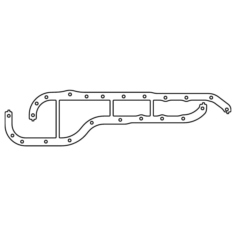 Cometic Gasket — Ford EAO, Cosworth YB Oil Pan Gasket
Ford EAO; Cosworth YB Oil Pan Gasket