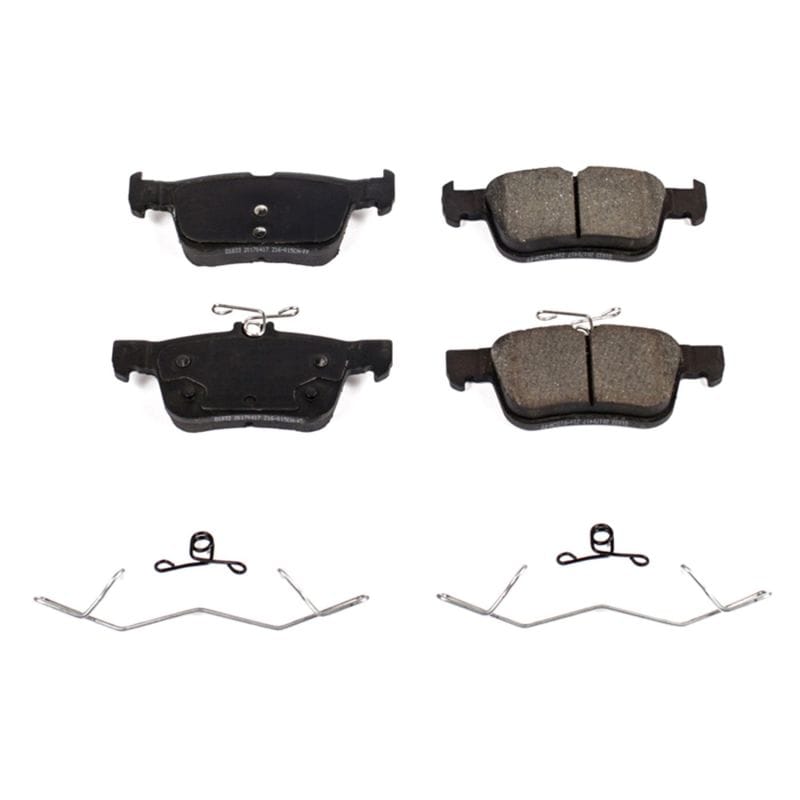 PowerStop — PowerStop - Z17 Low-Dust Ceramic Brake Pads with Hardware