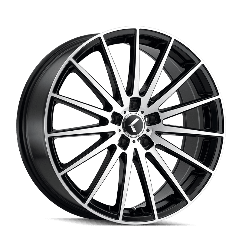 Kraze Wheels — 191 (191) BLACK/MACHINED FACE