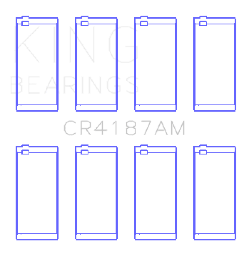 King Engine Bearings — CONNECTING ROD BEARING SET For TOYOTA 2LT,3L