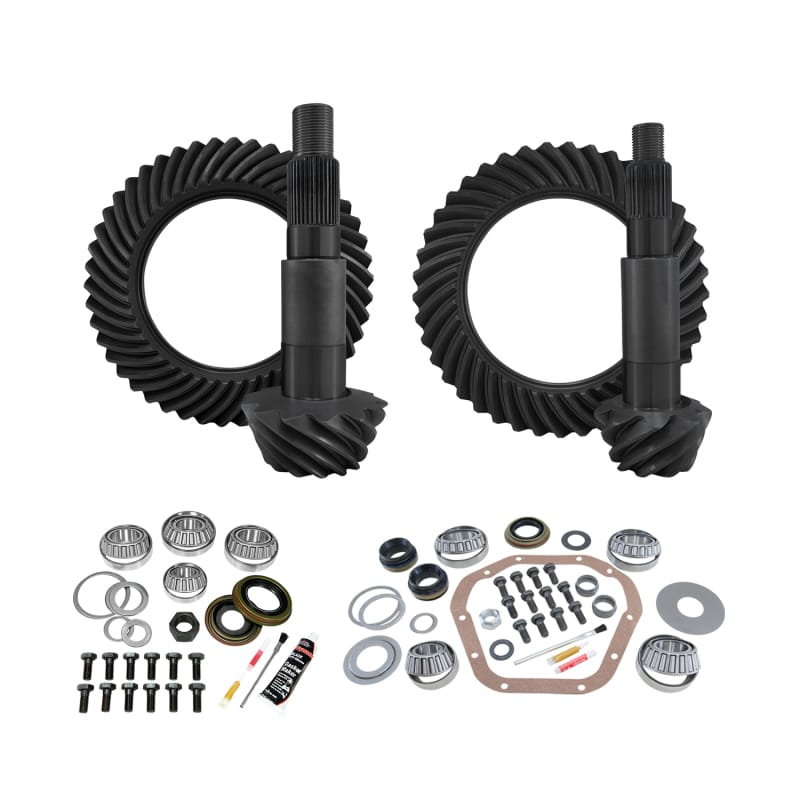 Yukon Gear & Axle — Yukon Gear & Kit pkg for F350 Dana 80 Rear/Dana 60 Rev Thick Front, 4:88 Gear
Yukon Gear/Kit pkg for F350 Dana 80 Rear/Dana 60 Rev Thick Front; 4:88 Gear