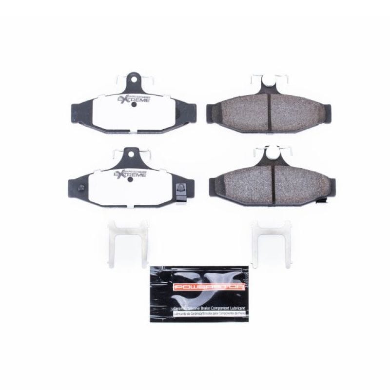 PowerStop — PowerStop - Z26 Performance Carbon-Fiber Ceramic Brake Pads with Hardware Kit