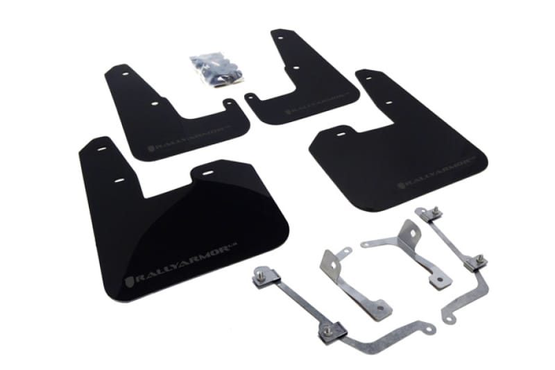Rally Armor — Black Mud Flap/Grey Logo