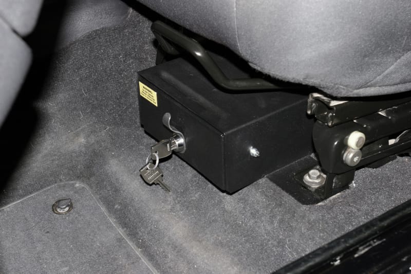 Tuffy Products — Tuffy Jeep Wrangler Underseat Drawer Flip Seat W/ Keyed Lock
Underseat Drawer