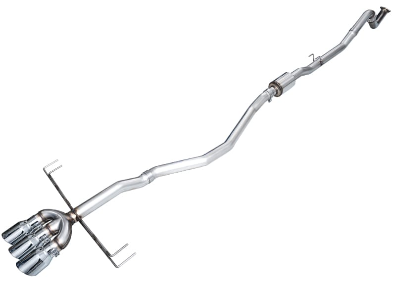 AWE Tuning — AWE Track Edition Exhaust for DE5 Integra Type-S - Triple Chrome Silver Tips