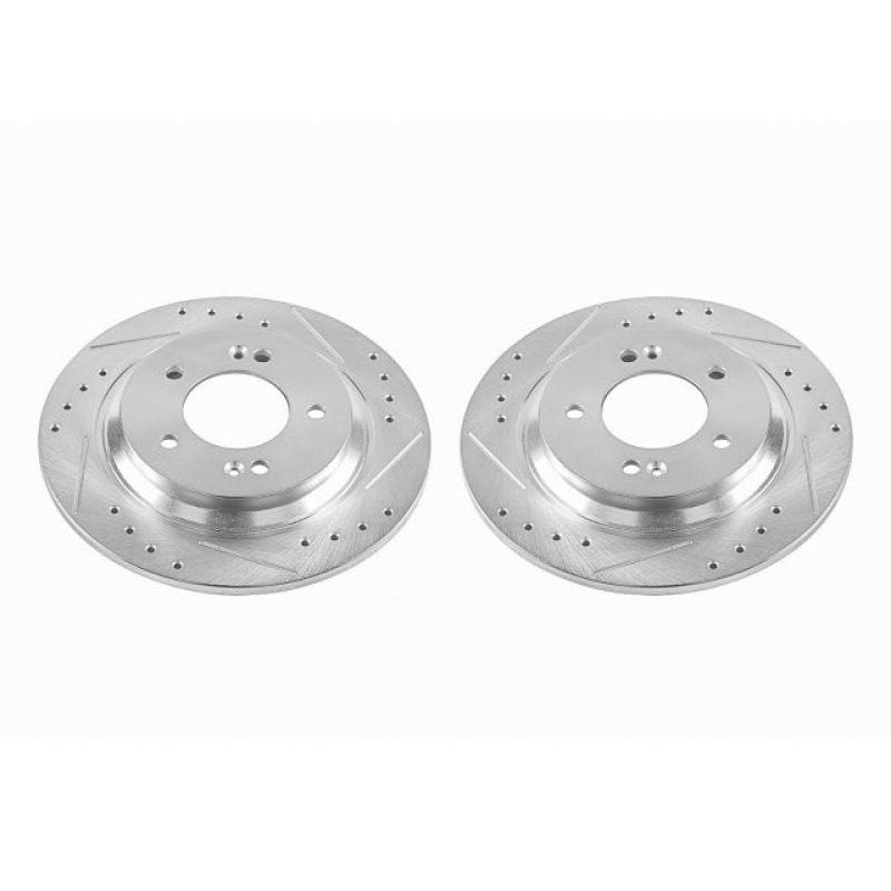 PowerStop — PowerStop Evolution Performance Drilled, Slotted & Plated Brake Rotor Pair