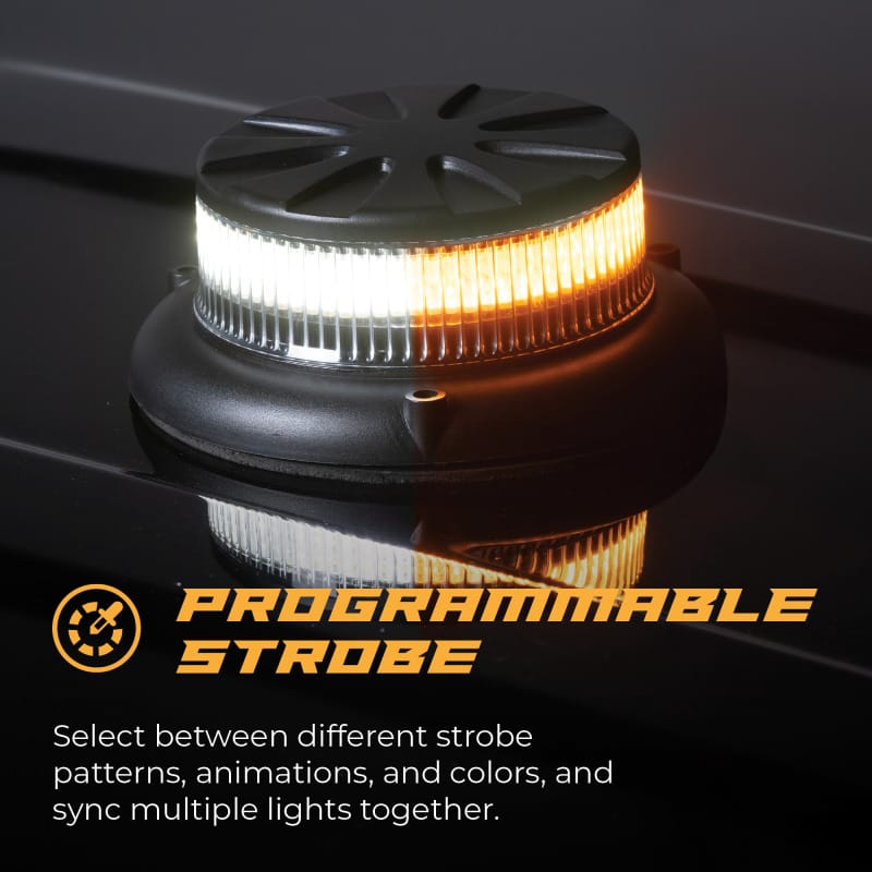 Putco — Putco Hornet Beacon Strobe Light Bar - (Amber/White)