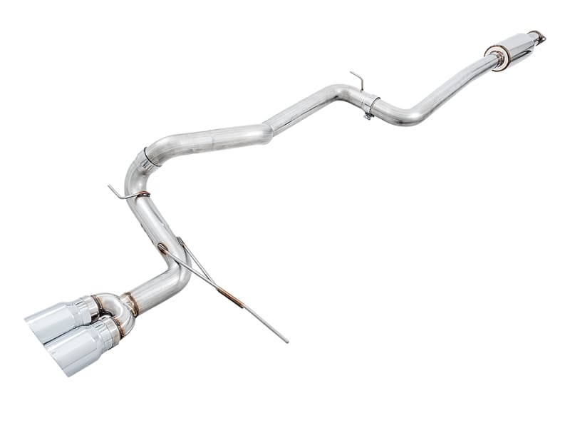 AWE Tuning — AWE Track Edition Cat-back Exhaust for Ford Focus ST - Chrome Tips