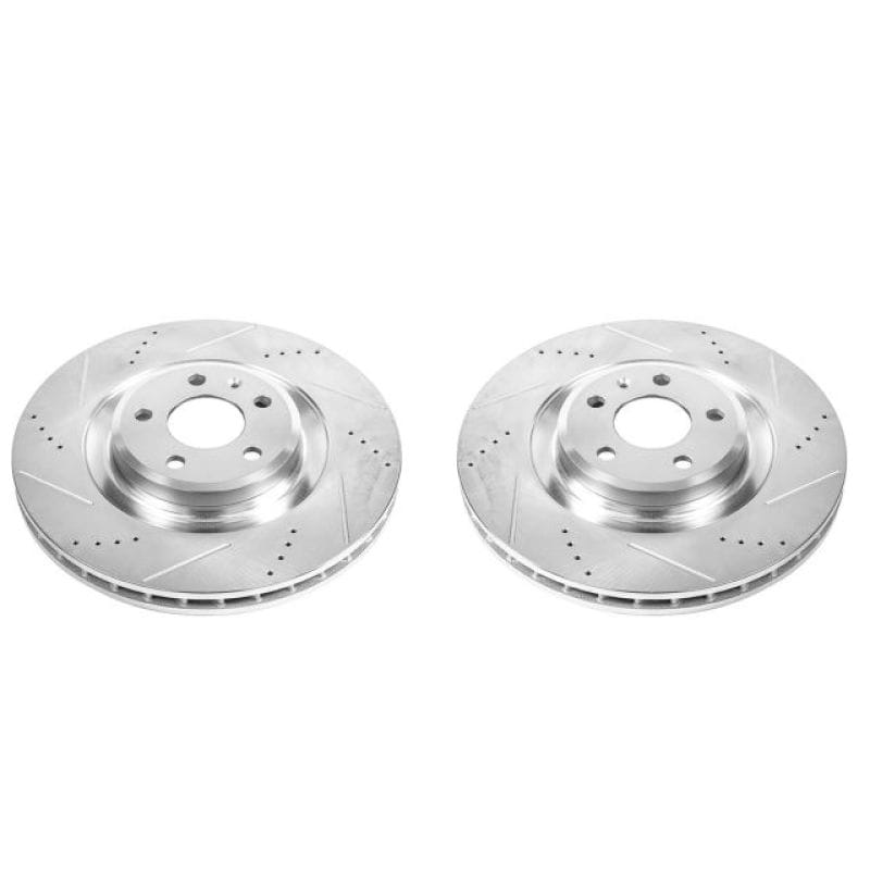 PowerStop — PowerStop Evolution Performance Drilled, Slotted & Plated Brake Rotor Pair