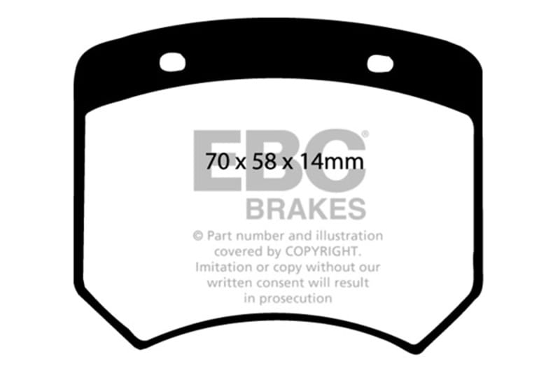 EBC — Redstuff Ceramic Low Dust Brake Pads