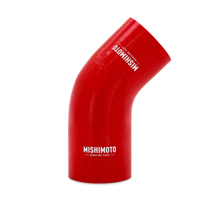 Mishimoto — Mishimoto 45-Degree Silicone Transition Coupler, 2.50-in to 2.75-in, Red
