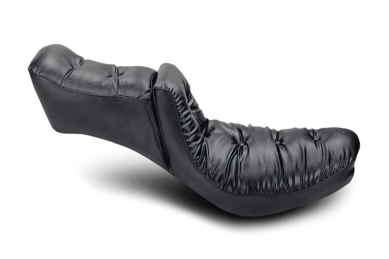 Mustang Motorcycle — Mustang 58-84 Harley FX/FL Duke 1PC Seat Regal - Black