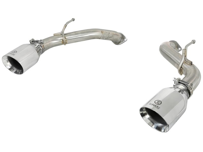 aFe — Takeda 2-1/2 IN 304 Stainless Steel Axle-Back Exhaust System w/ Polished Tips