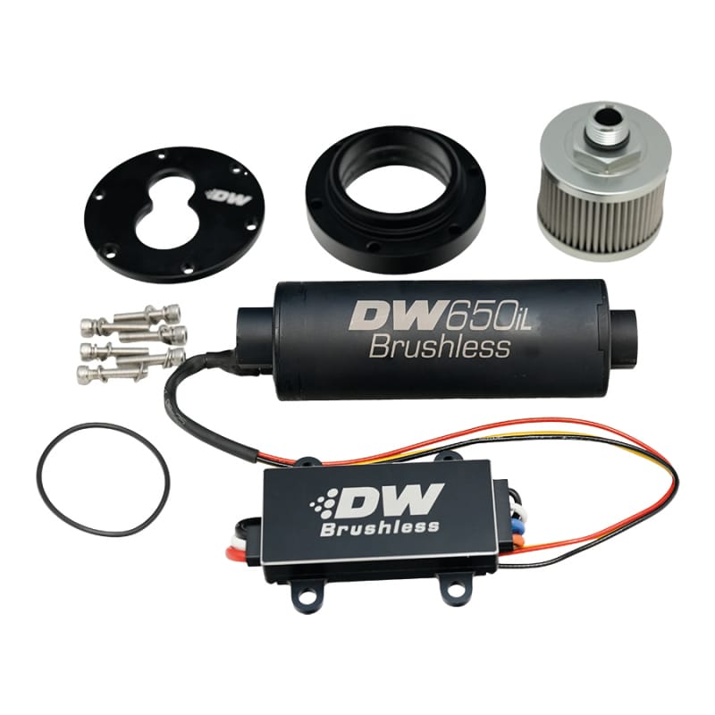 DeatschWerks — DW650iL Brushless in-line Fuel pump w/2-speed controller for 3.5L surge tank