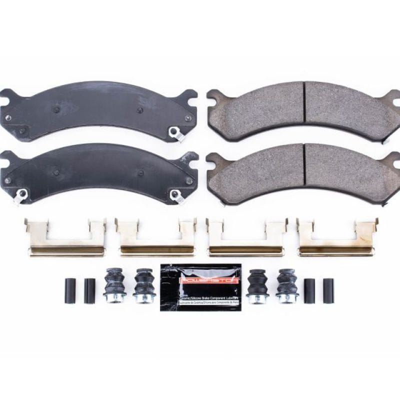 PowerStop — PowerStop - Z23 Daily Driver Carbon-Fiber Ceramic Brake Pads with Hardware Kit